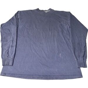 Ray-Ban Sunglasses Navy Blue Long Sleeve Shirt Men's Size Large